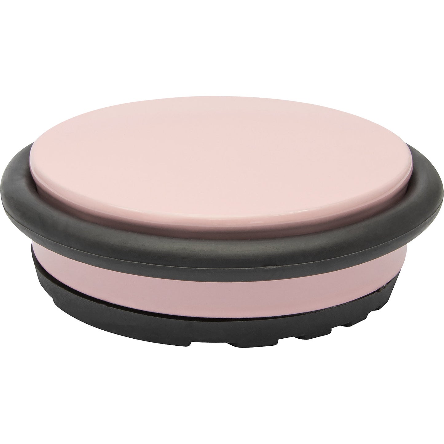 BIG DISK floor mounted door stopper, Ø 96 mm, pack of 2, height 30 mm, rose.