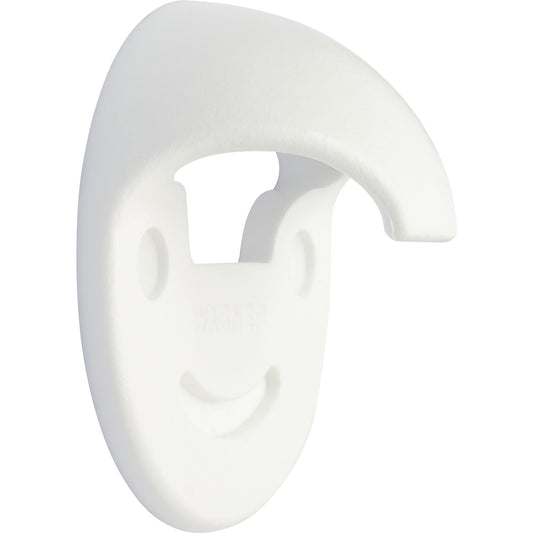 Door handle holder, Ø 58 mm, 4 items, height 30 mm, white.