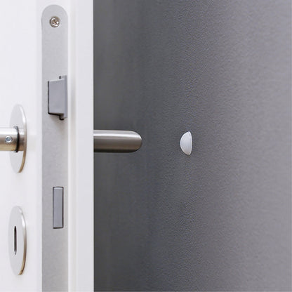 Wall buffer, pouch / card, Ø 20 mm, 10 items, height 7 mm, satin finish.