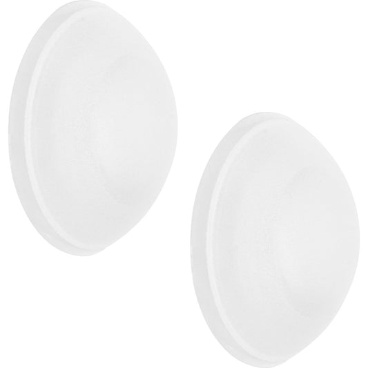 Wall buffer, pouch / card, Ø 40 mm, 5 items, height 12 mm, satin finish.