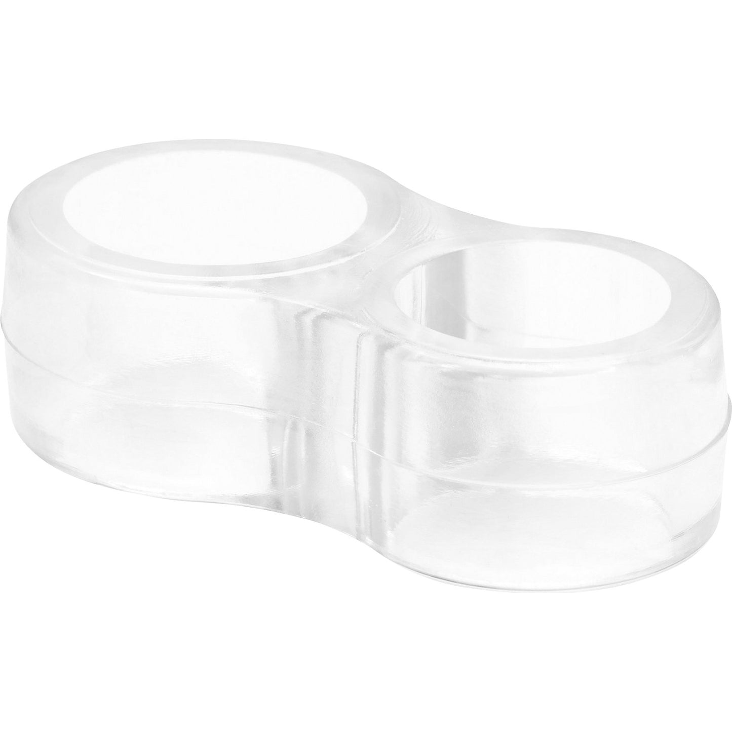 EH52 door handle buffer, Ø 16 mm, 4 items, height 25 mm, transparent.