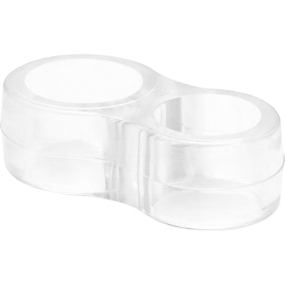 EH52 door handle buffer, Ø 16 mm, 4 items, height 25 mm, transparent.