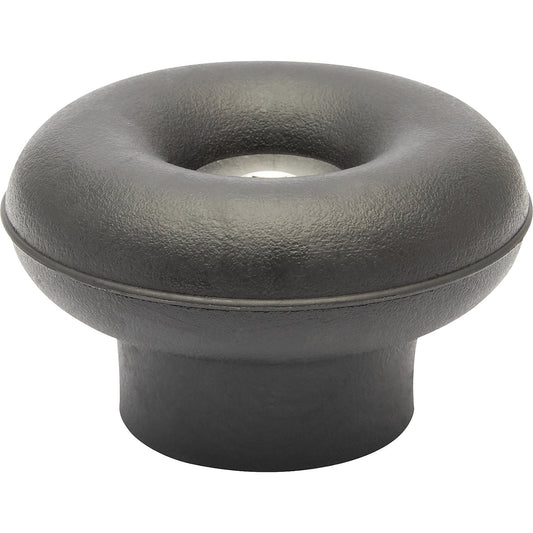 Floor mounted door stopper, Ø 50 mm, pack of 2, height 30 mm, black.
