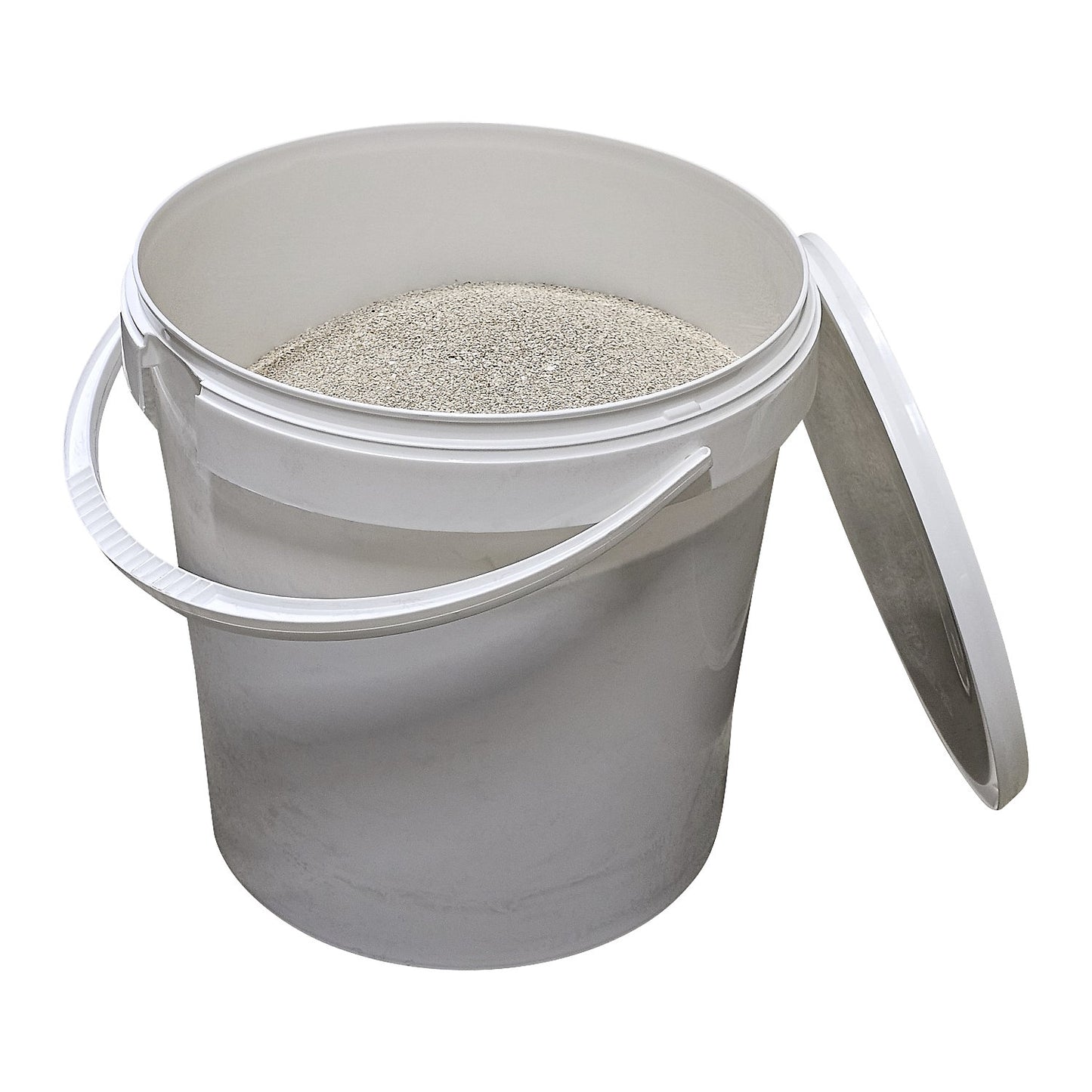 Universal absorbent granulate type III R fine grain, for porous surfaces/asphalt, in 4.5 kg bucket, pack of 24.