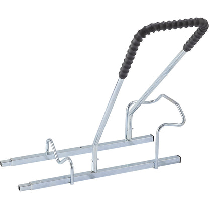 Bicycle rack, metal, extension unit, 2 parking spots with a covered bracket.