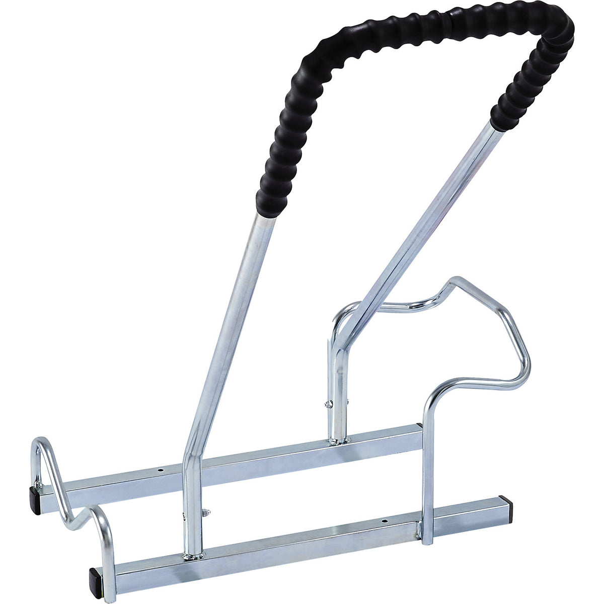 Bicycle rack, metal, standard unit, 2 parking spots with a covered bracket.