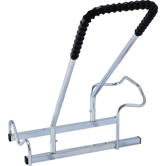 Bicycle rack, metal, standard unit, 2 parking spots with a covered bracket.