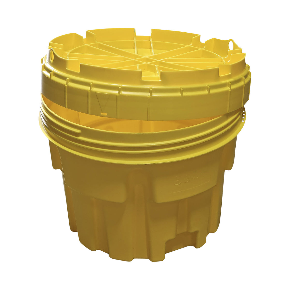 Kit for spillage emergencies, in a safety drum, absorption 75 l, universal version, grey.