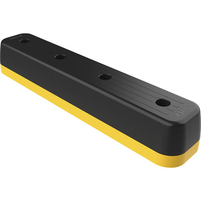 Monoplex StepGuard crash protection barrier, polyurethane, black/yellow, LxWxH 1200 x 245 x 185 mm.