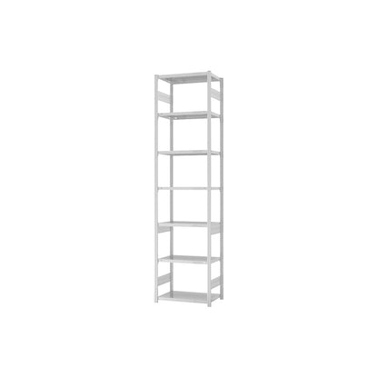 Boltless shelving unit, medium duty, double-sided, HxWxD 3000 x 750 x 400 mm, grey, basic shelving unit.