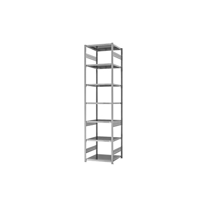 Boltless shelving unit, light duty, double-sided, HxWxD 3000 x 750 x 600 mm, zinc plated, standard shelf unit.