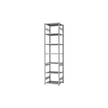 Boltless shelving unit, medium duty, double-sided, HxWxD 3000 x 750 x 500 mm, zinc plated, standard shelf unit.