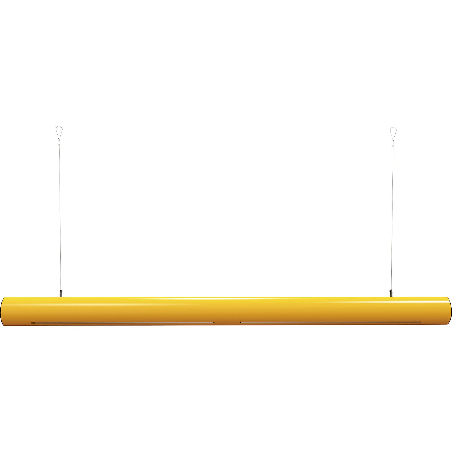 Alarm bar, LxØ 2000 x 130 mm, polypropylene (PP), yellow.