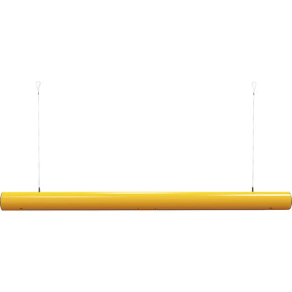 Alarm bar, LxØ 2000 x 130 mm, polypropylene (PP), yellow.