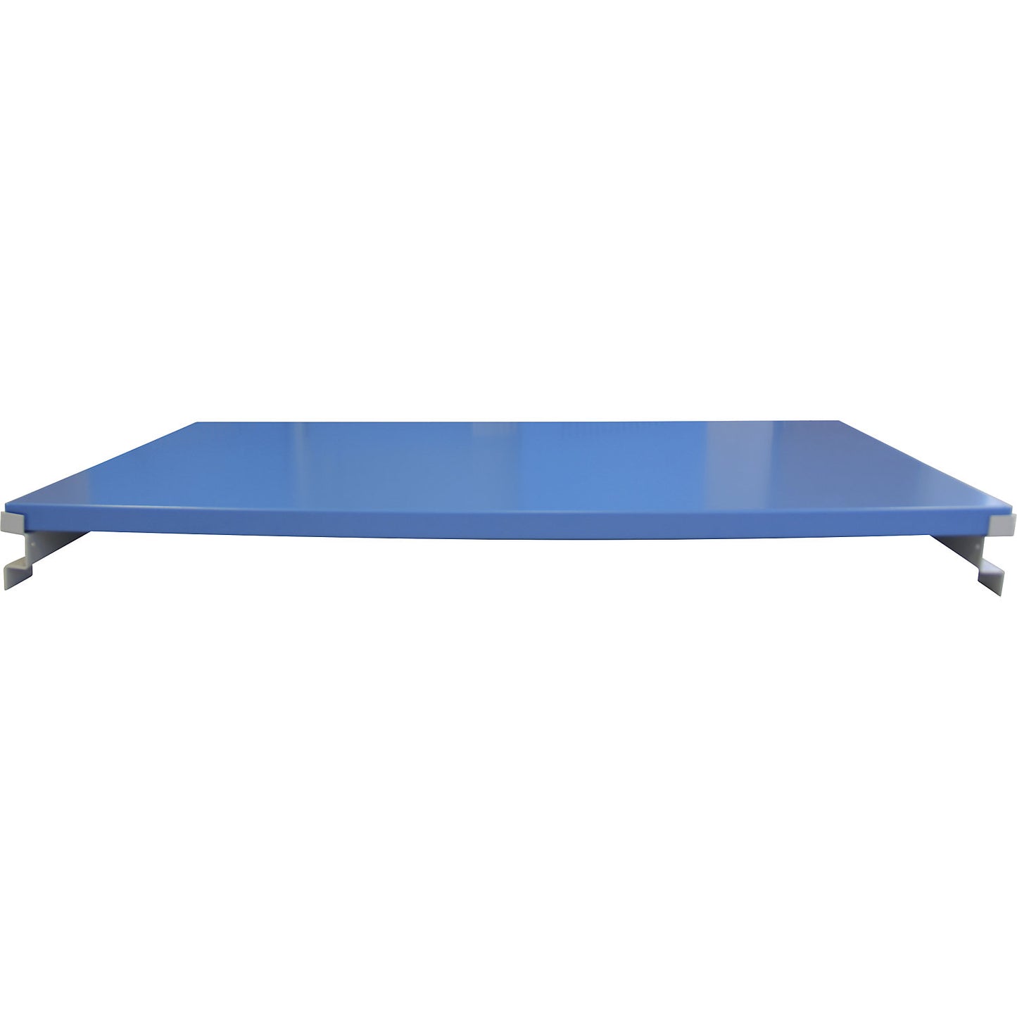 Shelf, LxWxH 870 x 440 x 25 mm, light blue, max. load 80 kg.