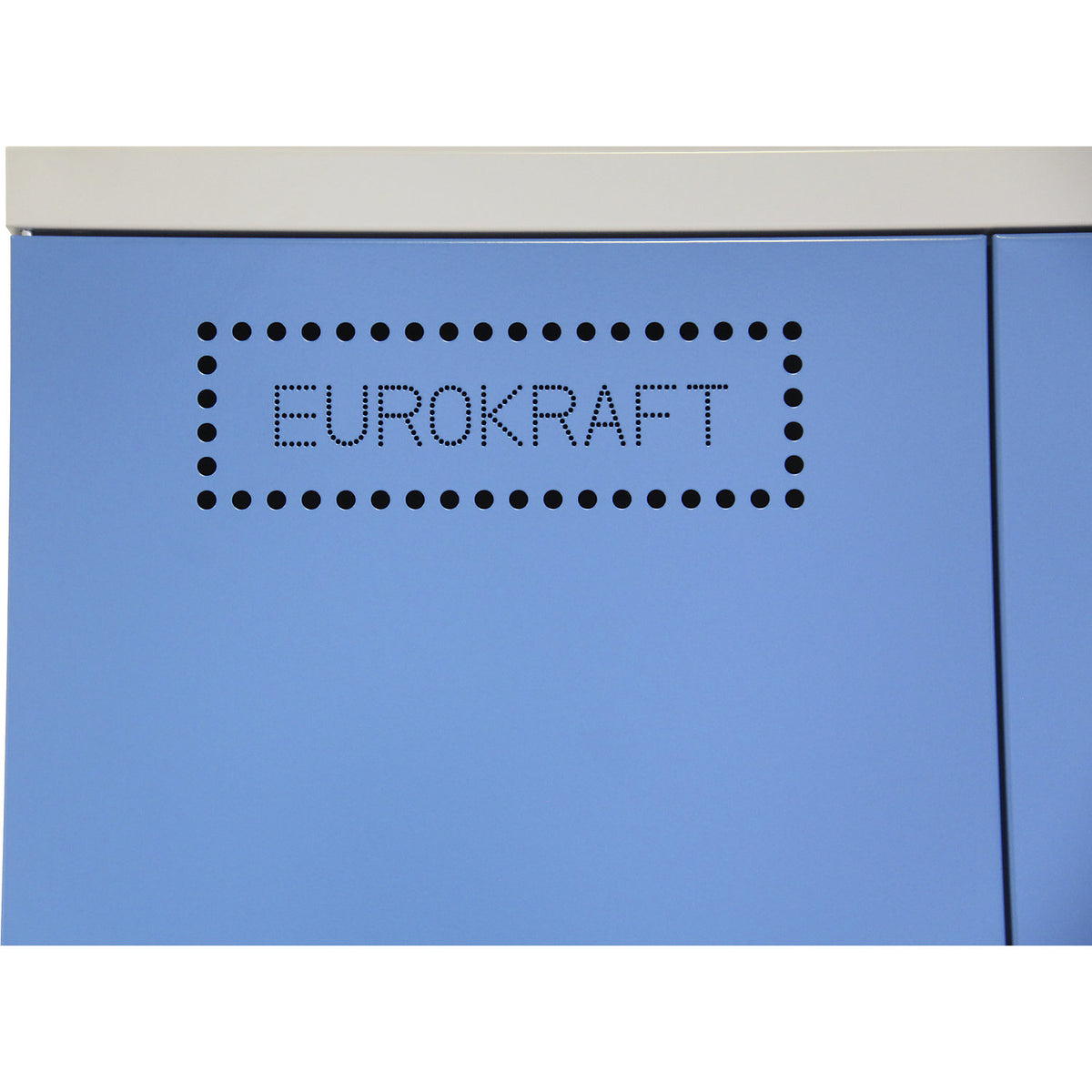 Drum cupboard, empty housing, with base sump and grate, HxWxD 1950 x 950 x 500 mm.