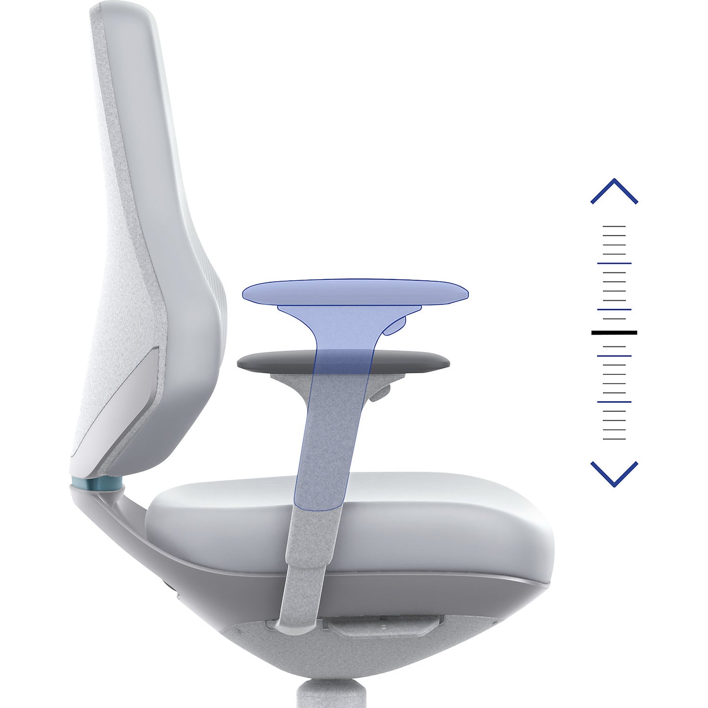 Texon cleanroom multifunctional arm rests, 1 pair, white.