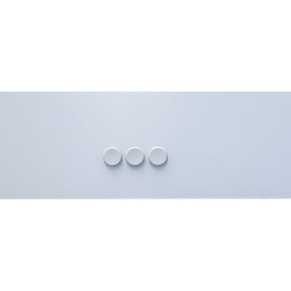 Matte glass board, safety glass, WxH 1200 x 900 mm, pastel blue.