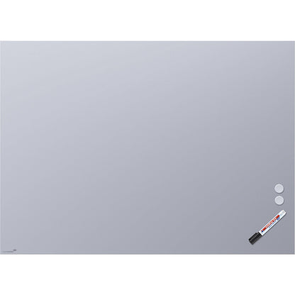 Matte glass board, safety glass, WxH 1200 x 900 mm, pastel blue.