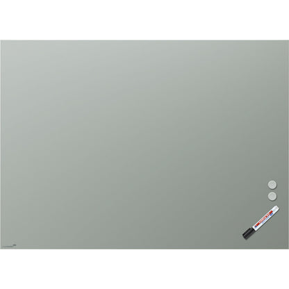 Matte glass board, safety glass, WxH 1200 x 900 mm, sage.