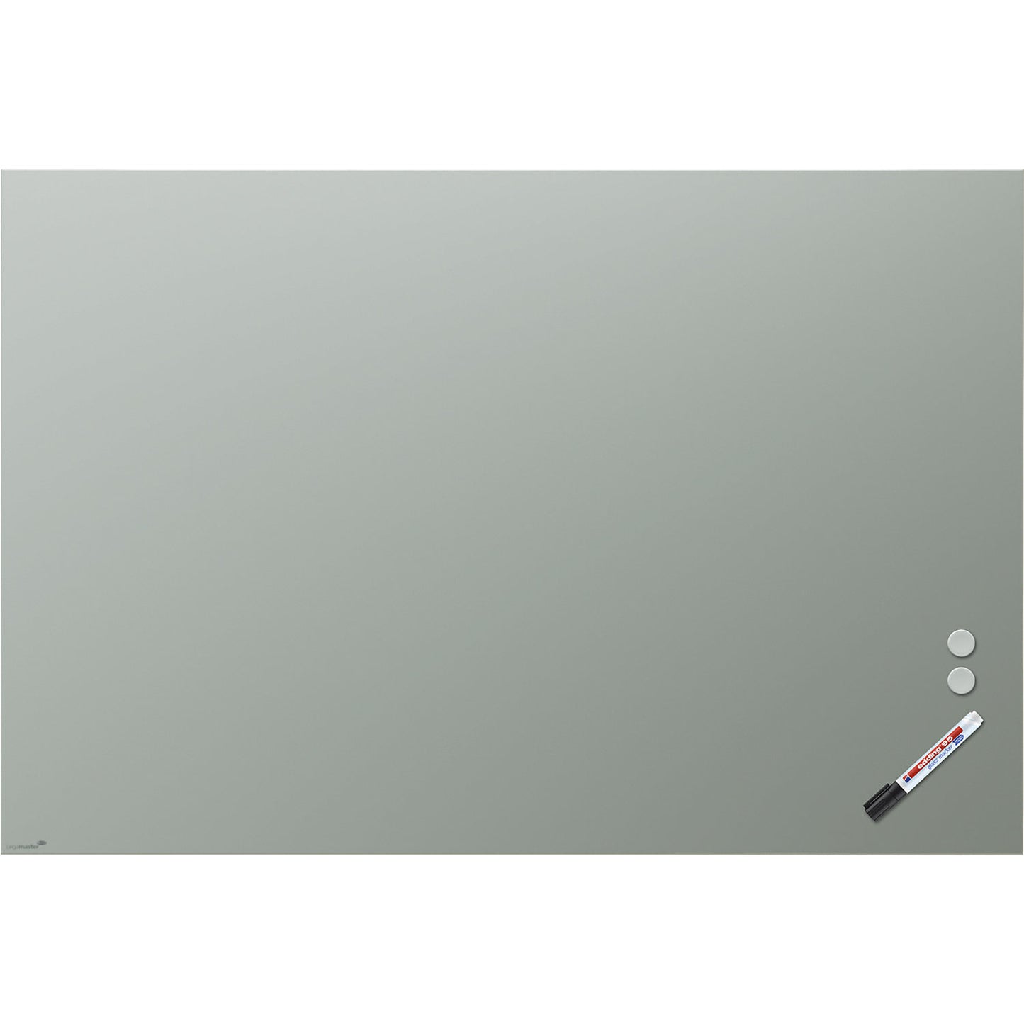Matte glass board, safety glass, WxH 1500 x 1000 mm, sage.