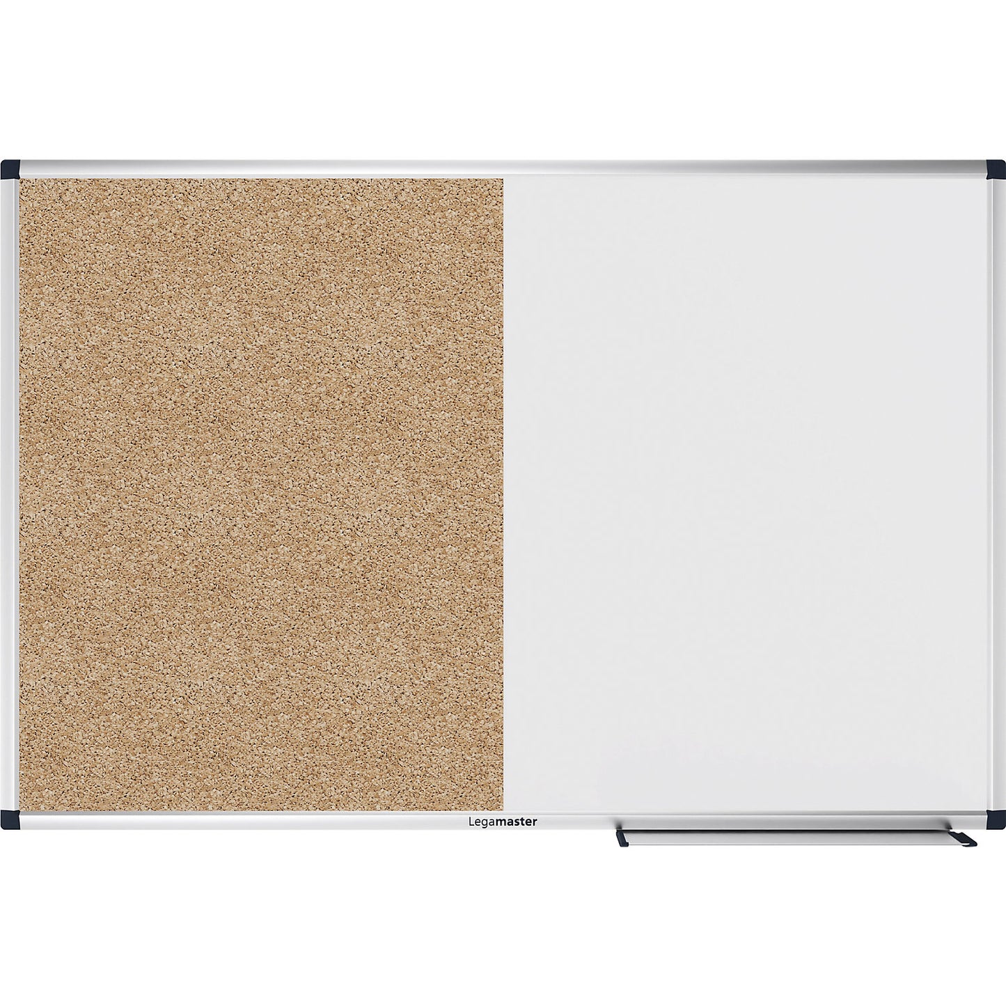 UNITE combination board, cork and magnetic steel, WxH 900 x 600 mm, white/cork.