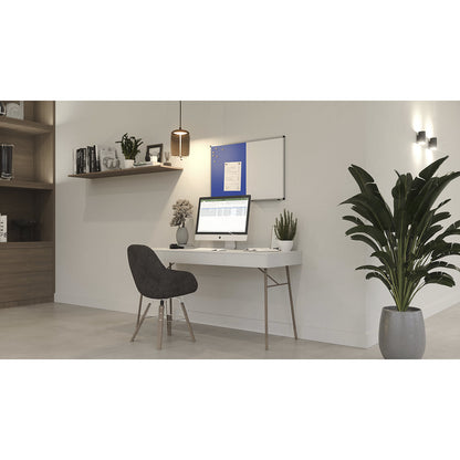 UNITE combination board, felt and magnetic steel, WxH 900 x 600 mm, white/blue.