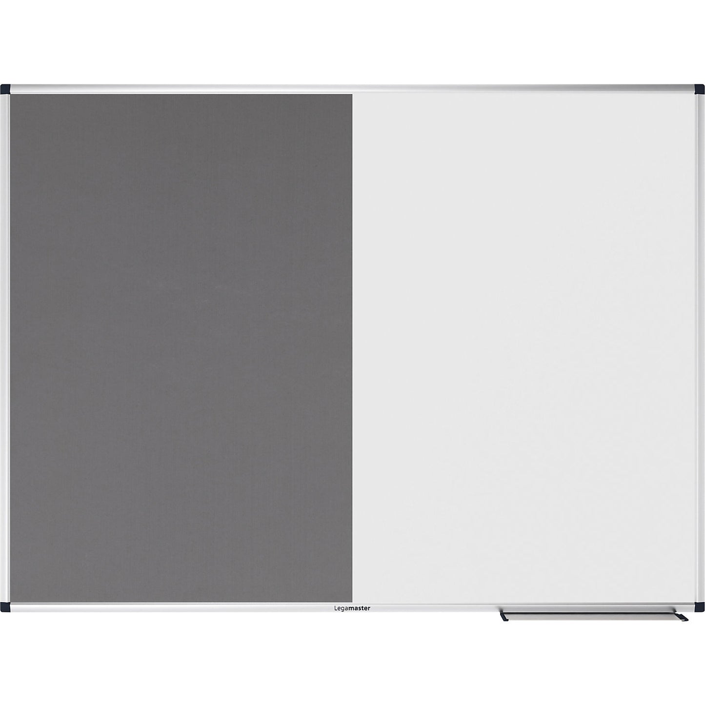 UNITE combination board, felt and magnetic steel, WxH 1200 x 900 mm, white/grey.
