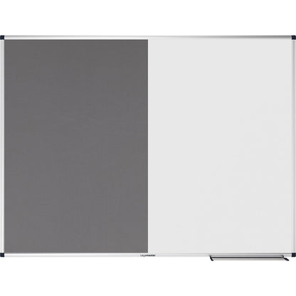 UNITE combination board, felt and magnetic steel, WxH 1200 x 900 mm, white/grey.