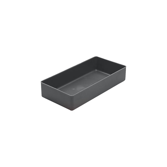 Bins, height 40 mm, grey, LxW 198x99 mm, pack of 50.