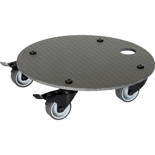 Plant dolly, max. load 100 kg, HPL, Ø 290 mm, black.