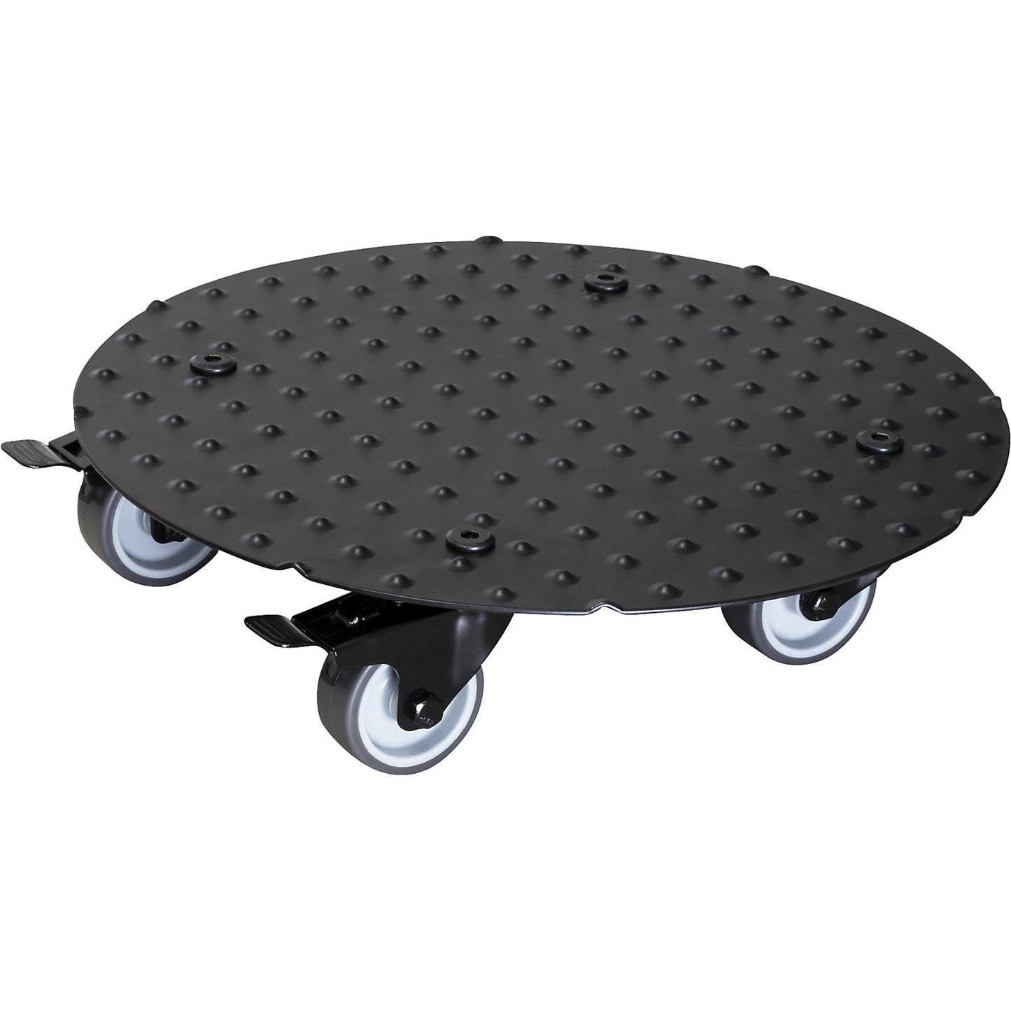 ALASKA aluminium plant dolly, max. load 150 kg, round, Ø 300 mm, black.