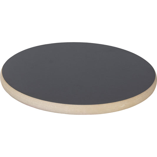 MDF plant dolly, max. load 100 kg, LxW 295 x 295 mm, black, pack of 2.