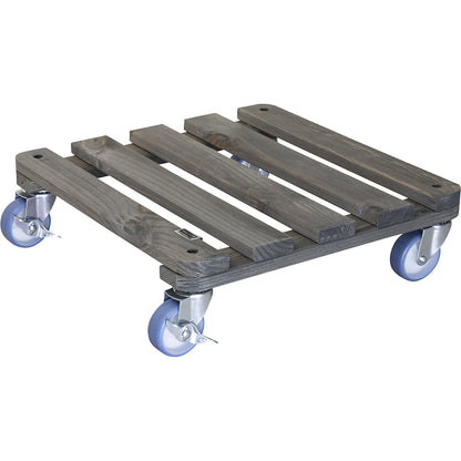 VINTAGE plant dolly, max. load 150 kg, LxW 400 x 400 mm, green grey.