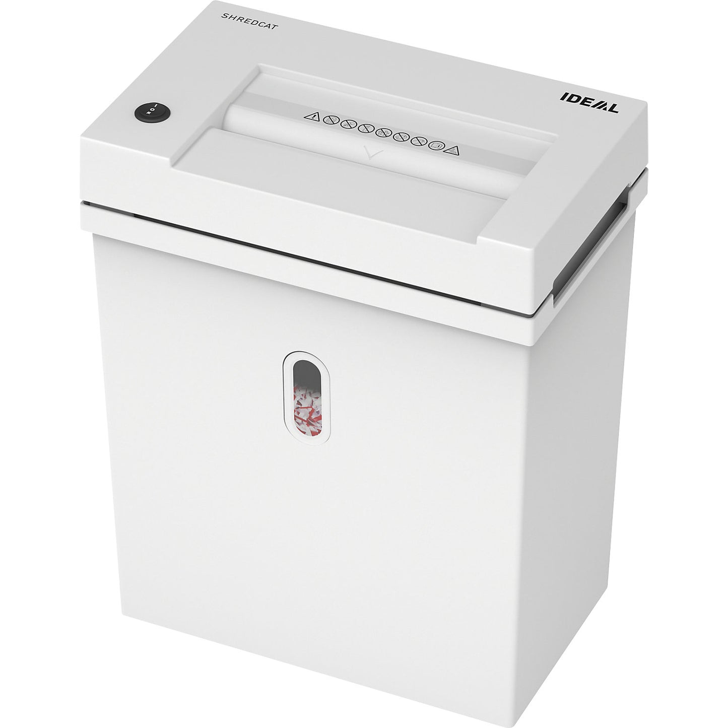 Shredcat 8200 document shredder, container capacity 21 l, 4 mm.