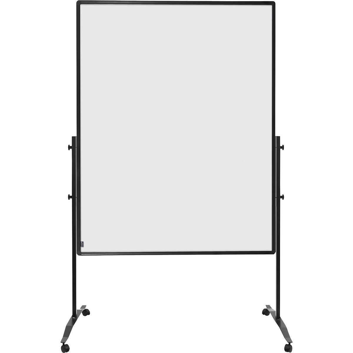 Premium Plus mobile pinboard, board format 1200 x 1500 mm, cardboard, white, fixed.