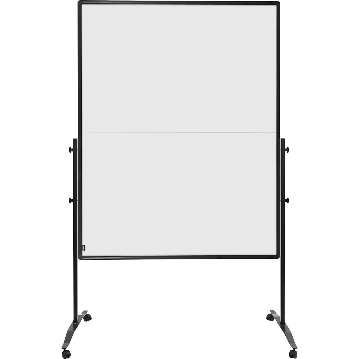 Premium Plus mobile pinboard, board format 1200 x 1500 mm, cardboard, white, folding.
