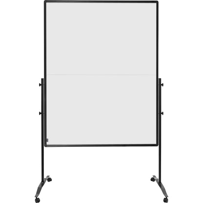 Premium Plus mobile pinboard, board format 1200 x 1500 mm, cardboard, white, folding.