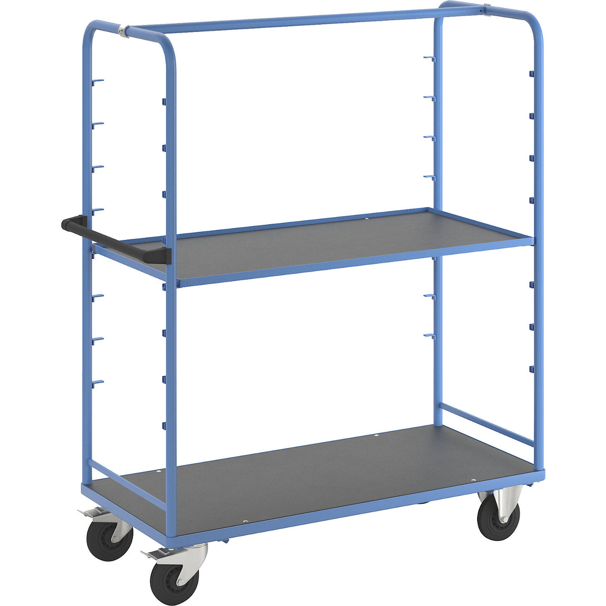 Shelf trolley, for 8 shelves, incl. 1 shelf.