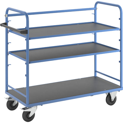 Shelf trolley, for 5 shelves, incl. 2 shelves.