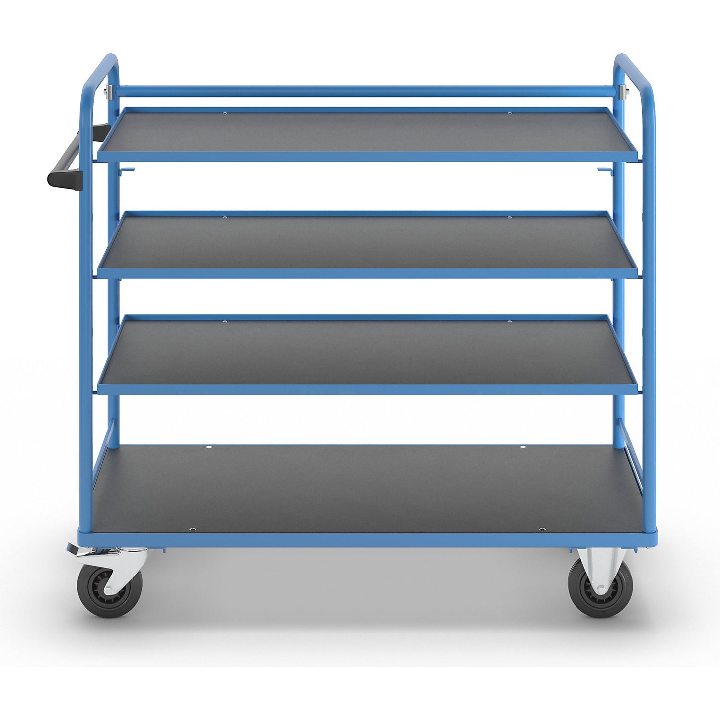 Shelf trolley, for 5 shelves, incl. 3 shelves.