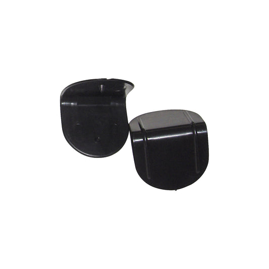 Edge protection corners, PP, black, with pin, pack of 2000.