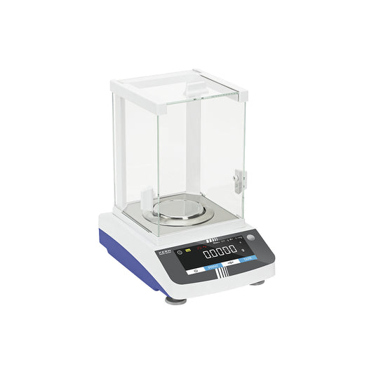 ADT analysis scales, weighing range up to 3200 g, read-out accuracy 0.01 g, weighing plate Ø 90 mm.