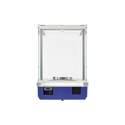 AXE analysis scales, weighing range up to 2200 g, read-out accuracy 0.01 g, weighing plate Ø 80 mm.