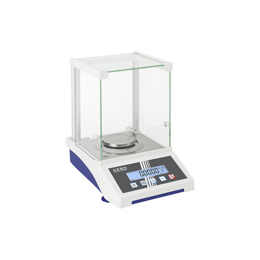 AXS analysis scales, weighing range up to 2200 g, read-out accuracy 0.01 g, weighing plate Ø 80 mm.