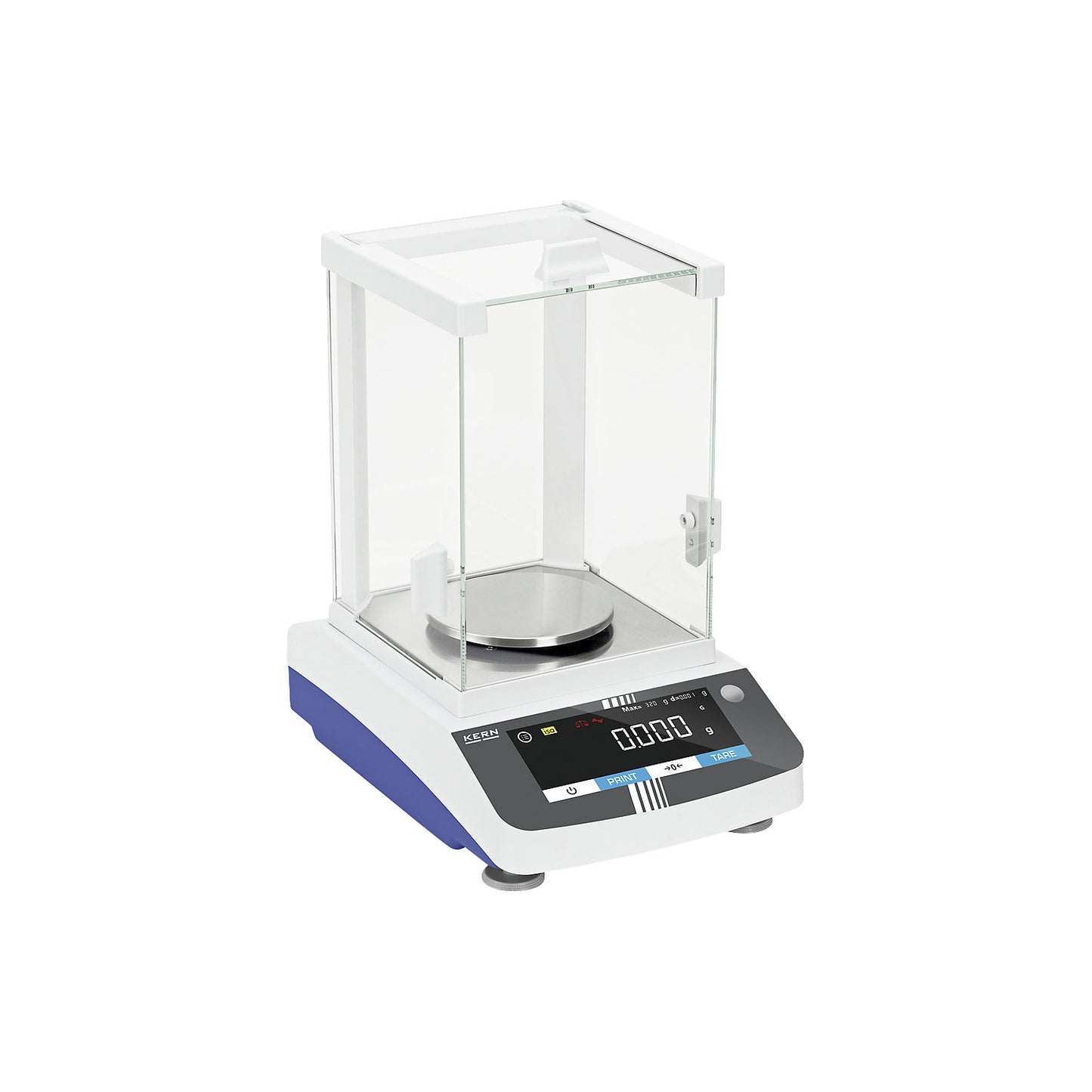 PDS precision scales, weighing range up to 0.32 kg, read-out accuracy 0.1 g, weighing plate Ø 115 mm.