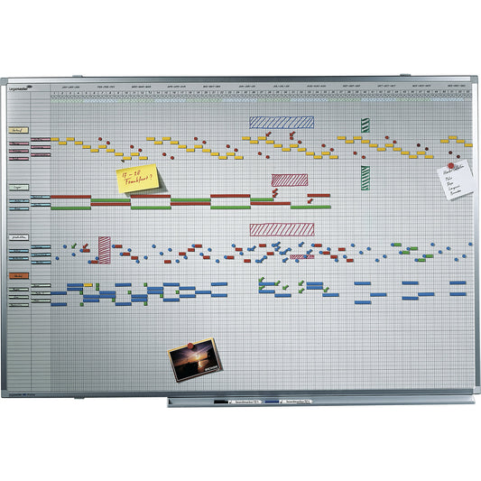 Professional yearly planner, 12 months, 5 day week, WxH 1500 x 750 mm.