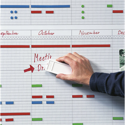 Premium yearly planner, project planner for 33 - 66 people, WxH 1200 x 900 mm.