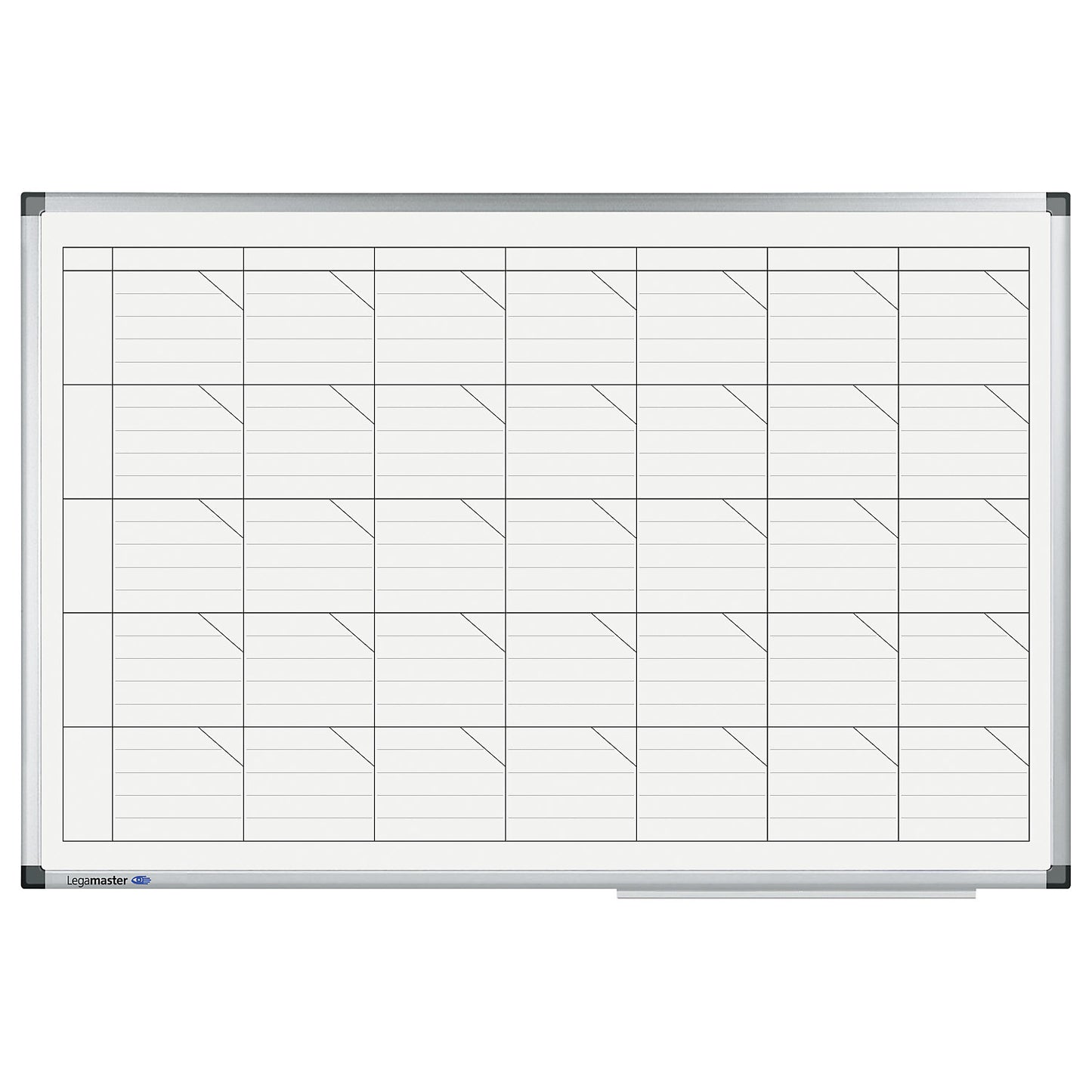 Premium universal planner, for 5 persons/objects, WxH 900 x 600 mm.