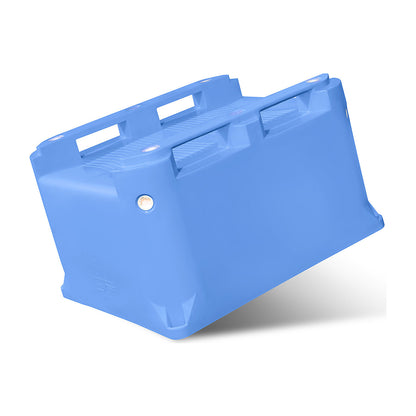 Insulated container, type A, capacity 445 l, LxWxH 1230 x 1030 x 580 mm, blue.